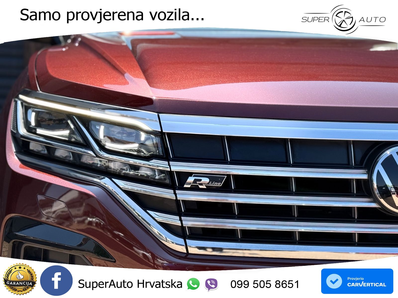 Volkswagen Touareg 3.0 V6 TDI (231 KS) 4MOTION Tiptronic R-Line MATRIX+GR SJED+KAM