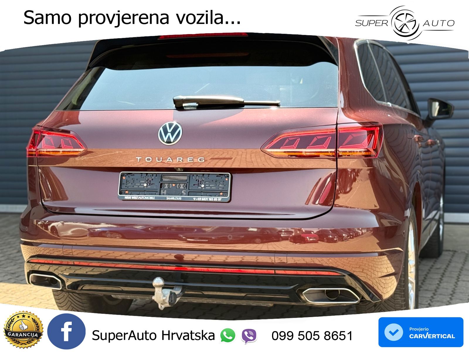 Volkswagen Touareg 3.0 V6 TDI (231 KS) 4MOTION Tiptronic R-Line MATRIX+GR SJED+KAM