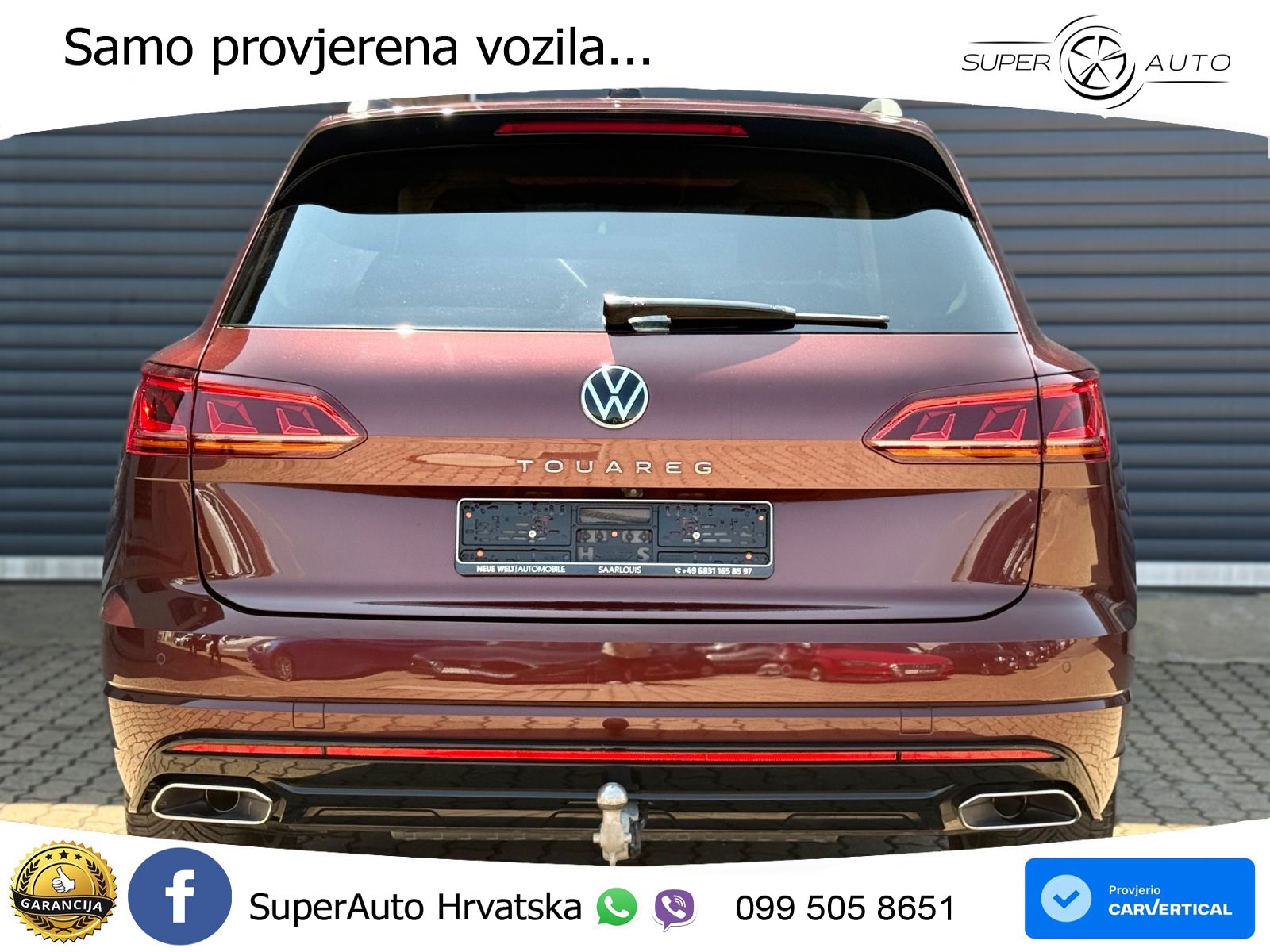 Volkswagen Touareg 3.0 V6 TDI (231 KS) 4MOTION Tiptronic R-Line MATRIX+GR SJED+KAM