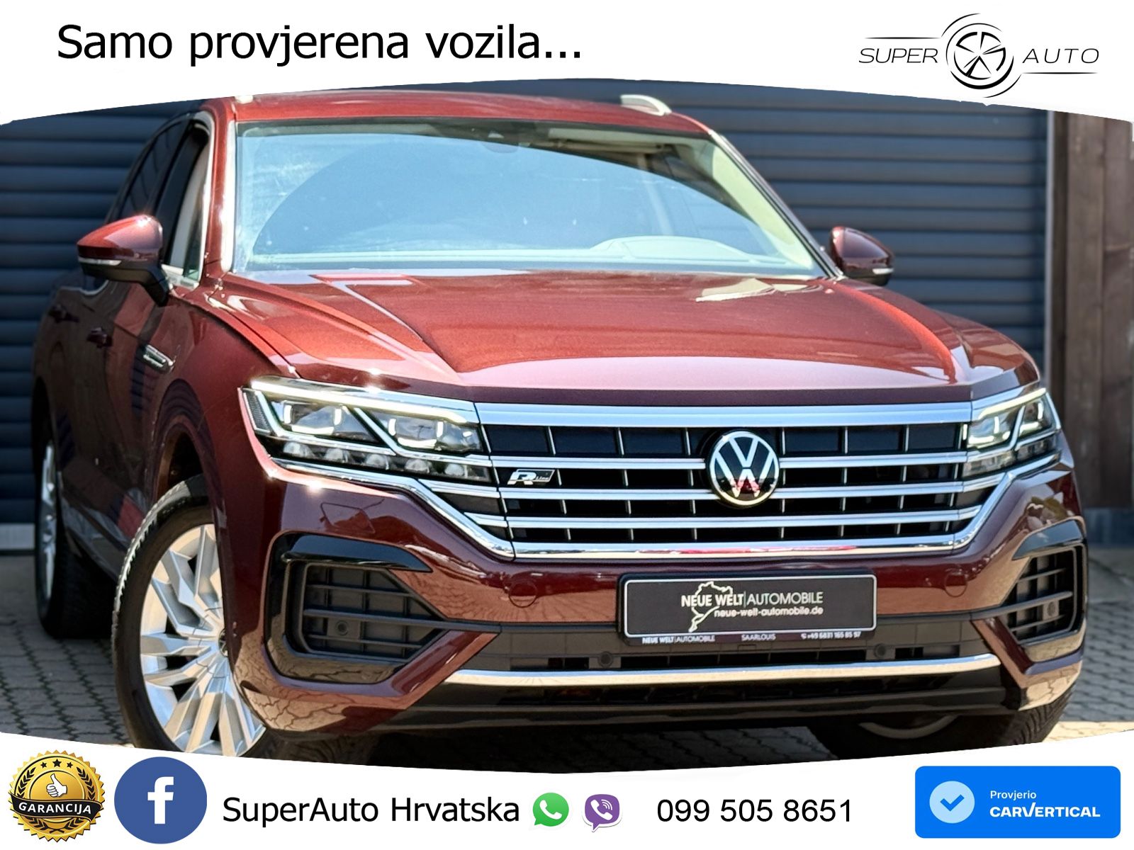 Volkswagen Touareg 3.0 V6 TDI (231 KS) 4MOTION Tiptronic R-Line MATRIX+GR SJED+KAM