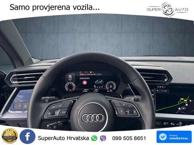 Audi A3 Limuzina 35 TFSI (150 KS) LED+GR SJED+ACC