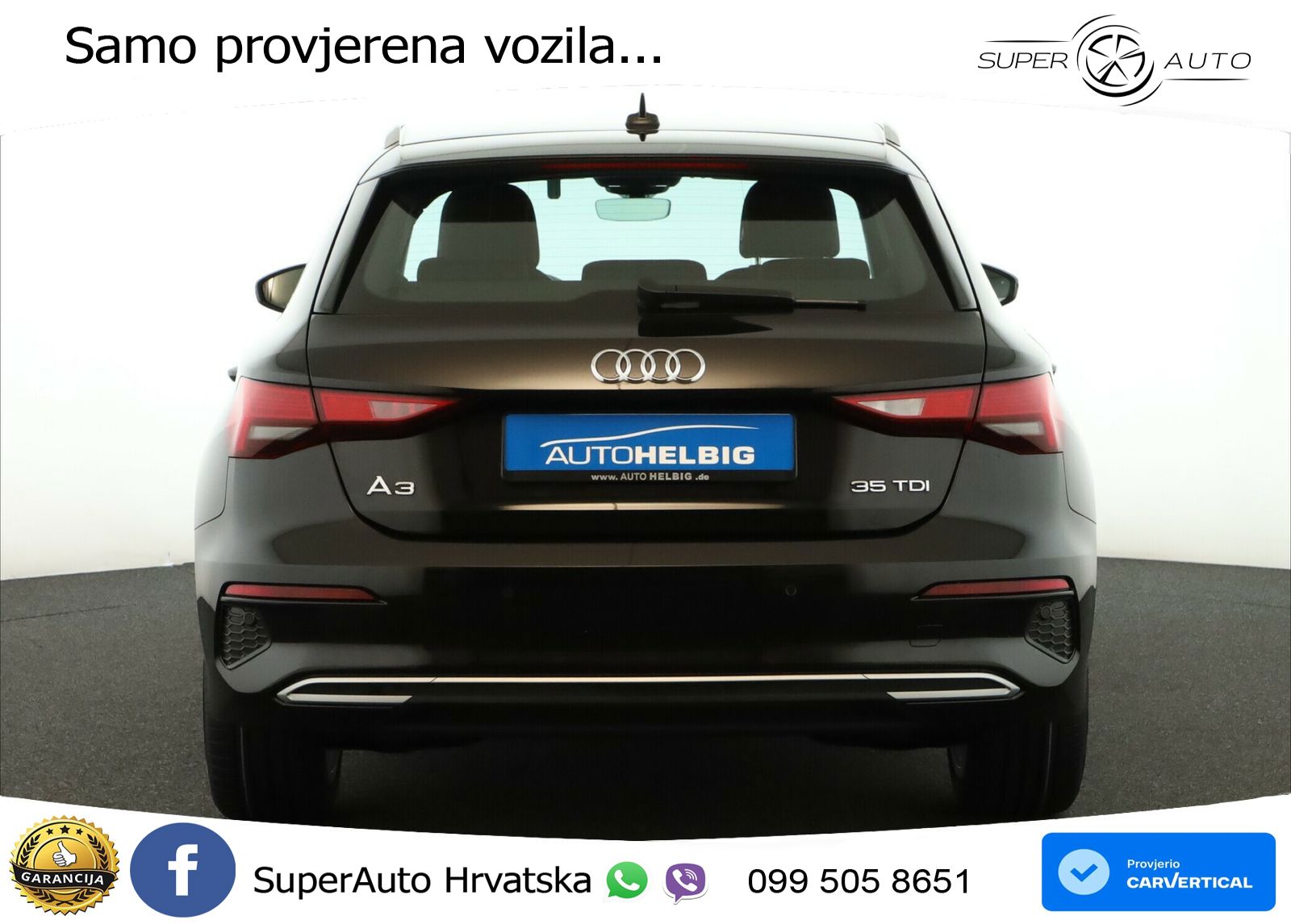 Audi A3 35 TDI (150 KS) S tronic advanced LED+GR SJED+ACC