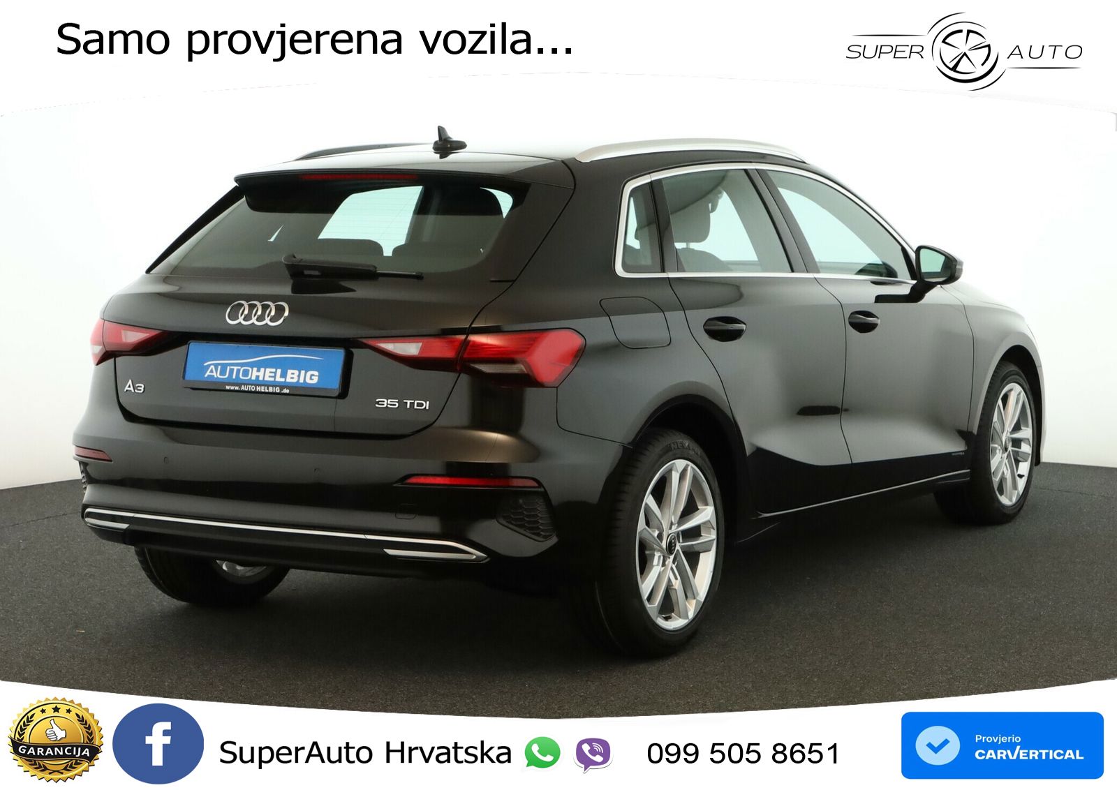 Audi A3 35 TDI (150 KS) S tronic advanced LED+GR SJED+ACC