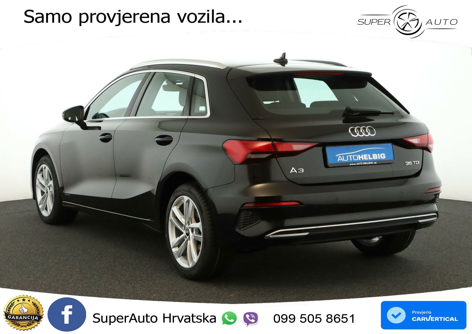 Audi A3 35 TDI (150 KS) S tronic advanced LED+GR SJED+ACC