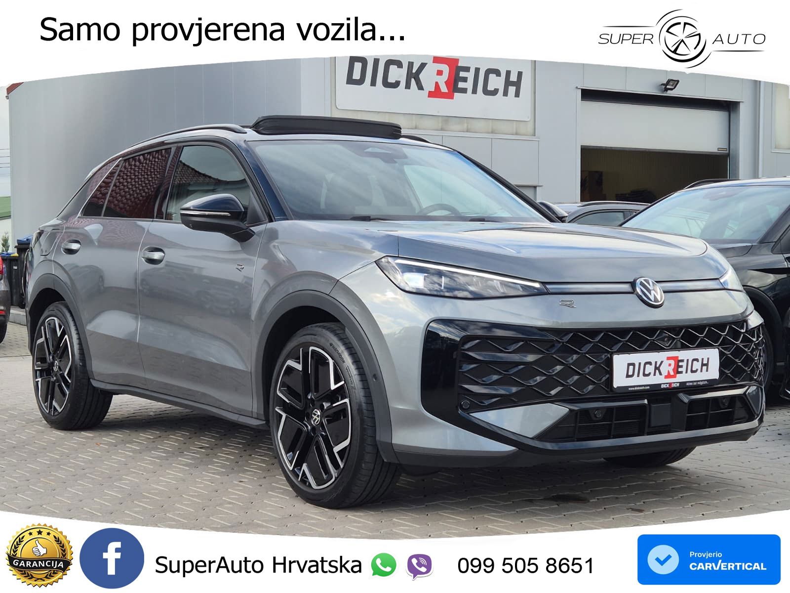 Volkswagen T-Roc 1.5 eTSI (150 KS)  DSG R-Line LED+GR SJED+ACC