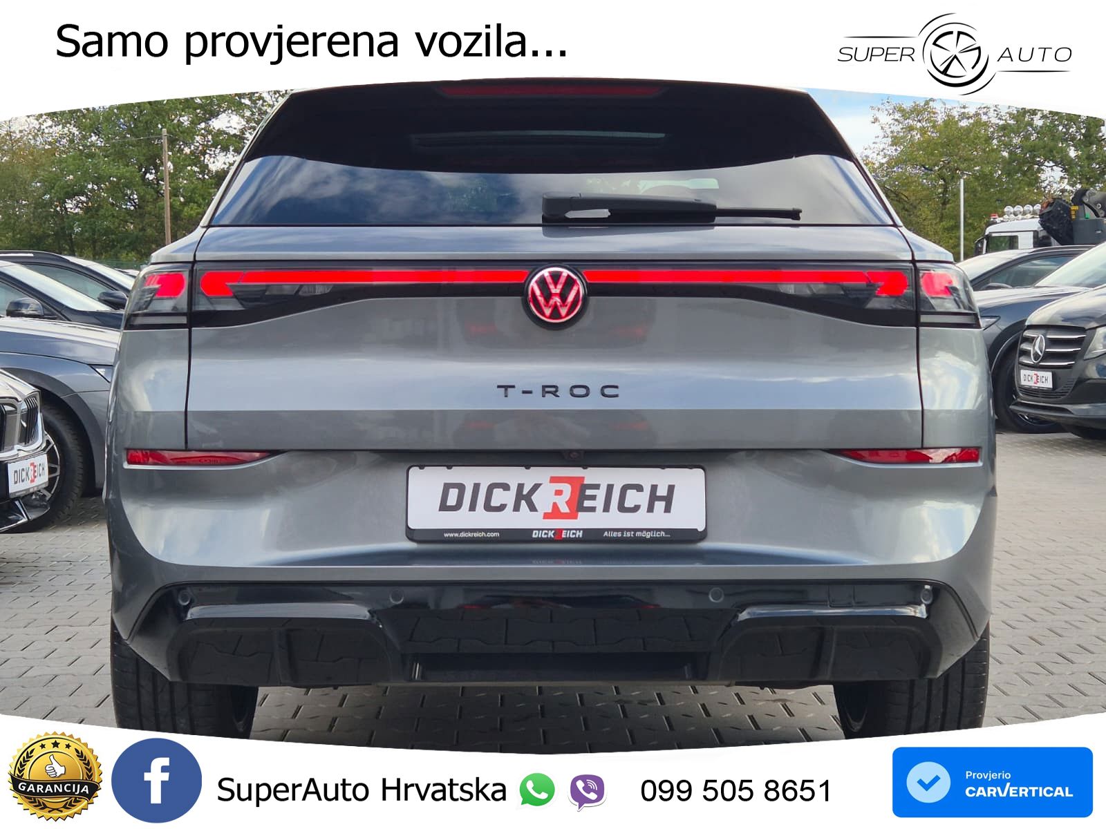 Volkswagen T-Roc 1.5 eTSI (150 KS)  DSG R-Line LED+GR SJED+ACC