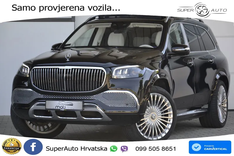Mercedes Maybach GLS 600 V8 (557 KS) EQ Boost 4MATIC 9G-TRONIC ACC+HEAD+4xGR SJED+360+PANO