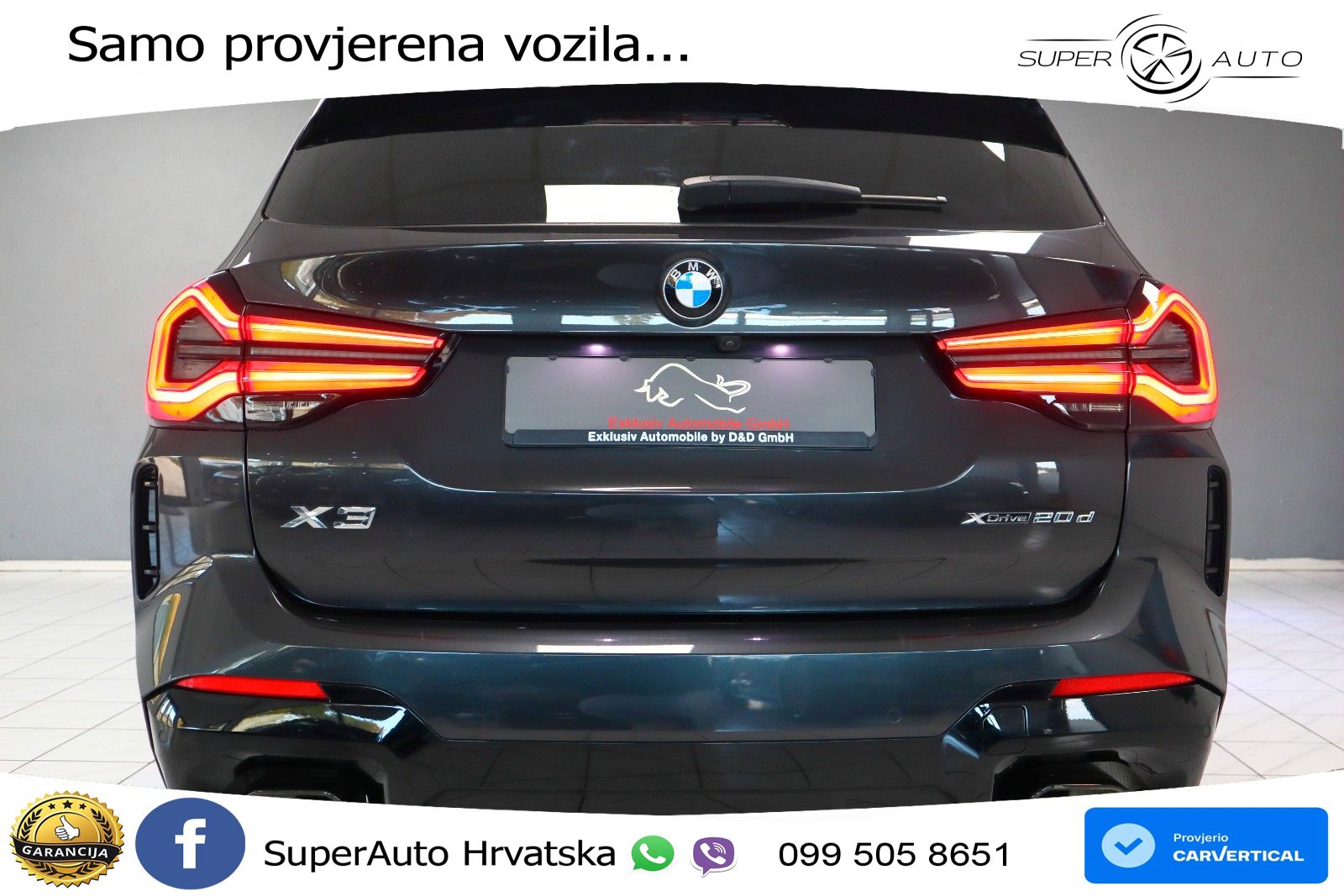 BMW X3 20d xDrive Steptronic M Sport LED+GR SJED+ACC