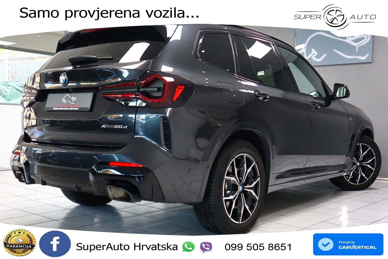 BMW X3 20d xDrive Steptronic M Sport LED+GR SJED+ACC