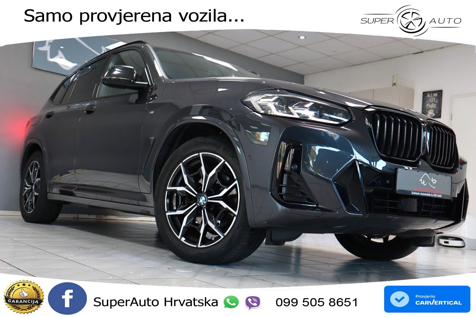 BMW X3 20d xDrive Steptronic M Sport LED+GR SJED+ACC