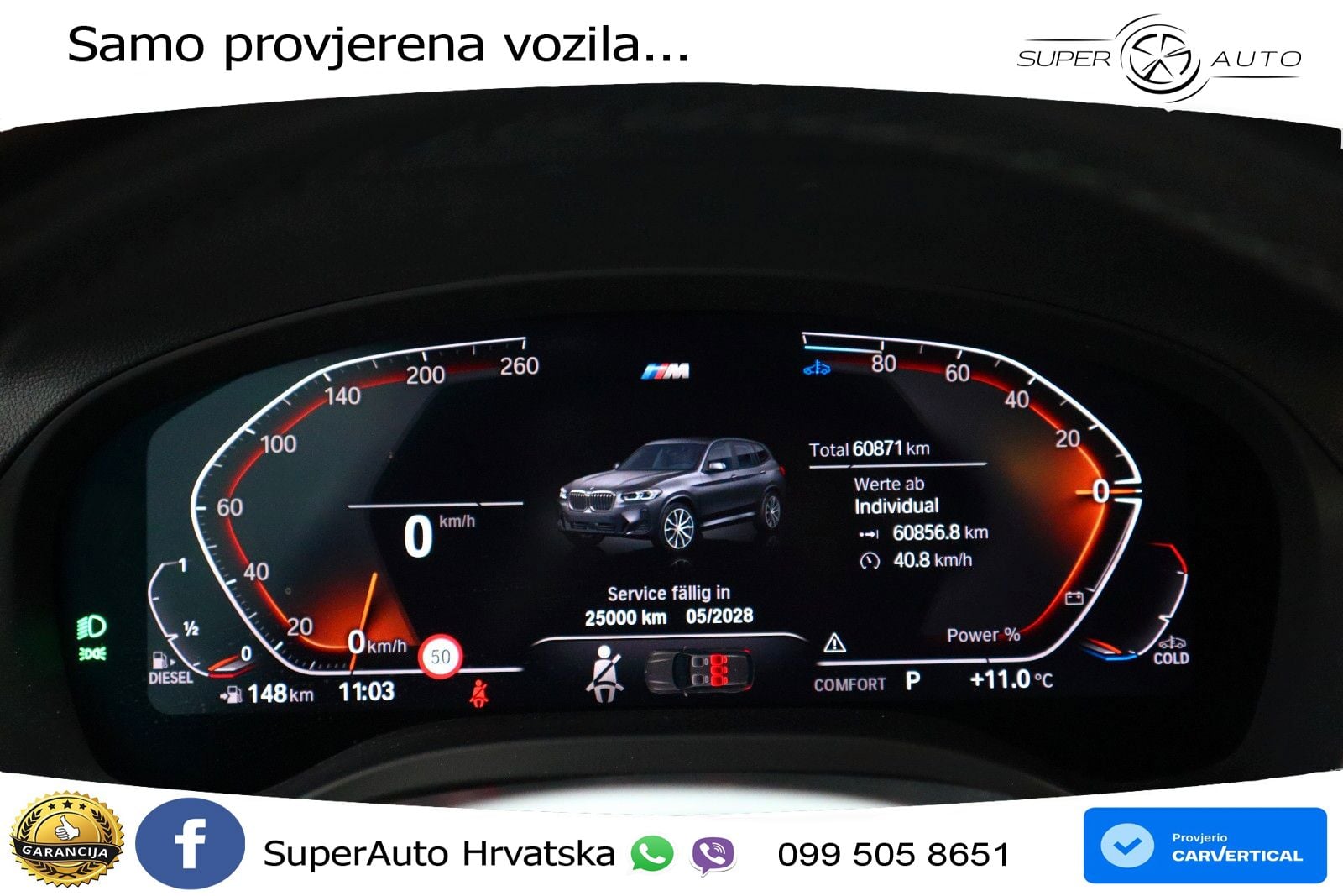 BMW X3 20d xDrive Steptronic M Sport LED+GR SJED+ACC