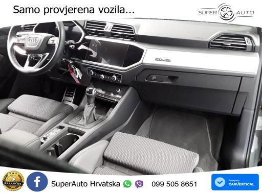 Audi Q3 Sportback 40 TDI (200 KS) quattro S tronic S line MATRIX+GR SJED+KAM