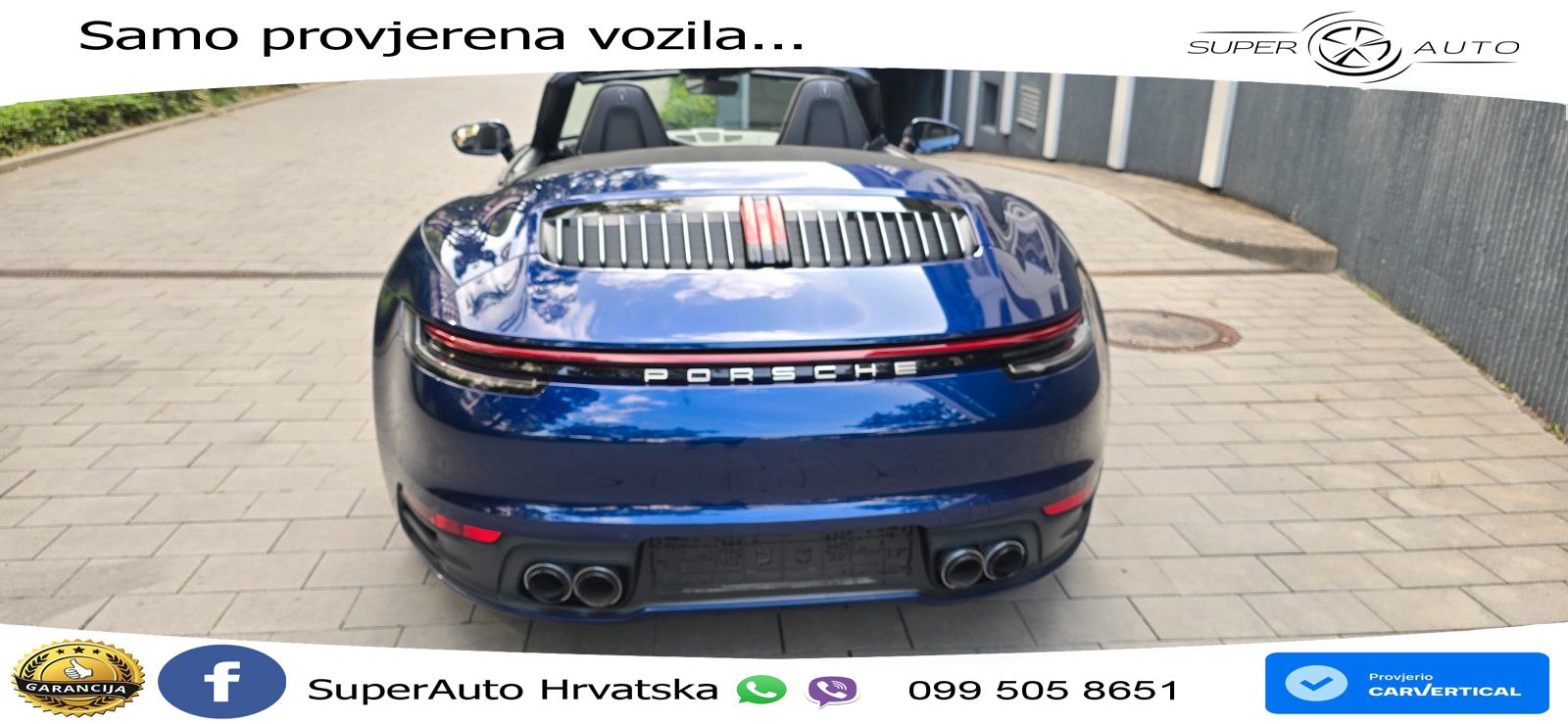 Porsche 911 Carrera Cabriolet 3.0 (385 KS) PDK ZRAČNI+ACC+GR SJED+KAM