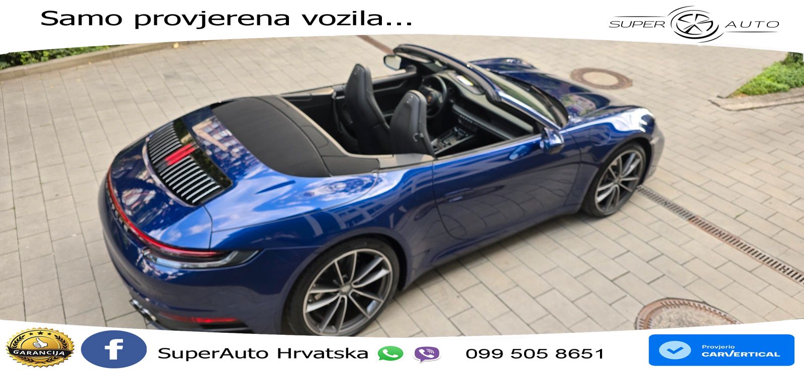 Porsche 911 Carrera Cabriolet 3.0 (385 KS) PDK ZRAČNI+ACC+GR SJED+KAM