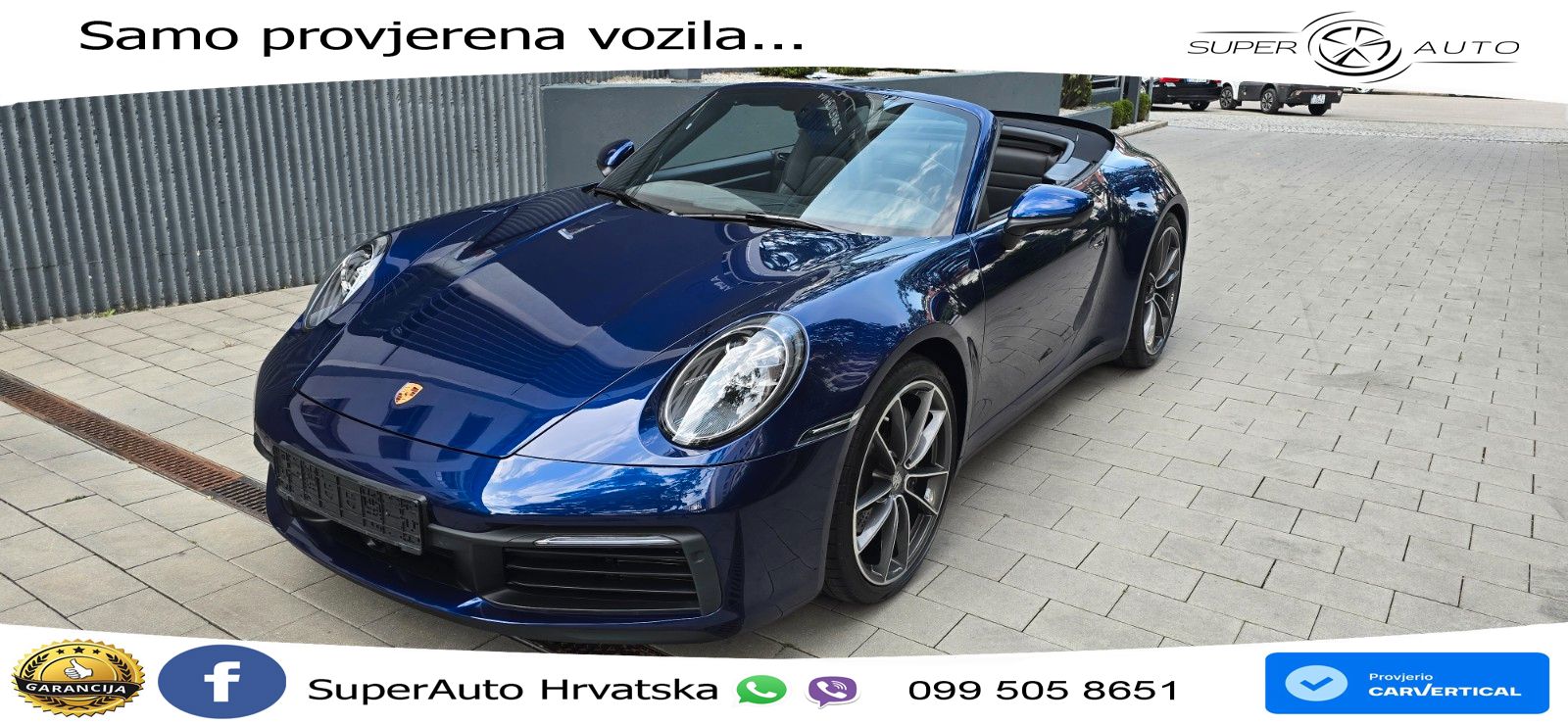 Porsche 911 Carrera Cabriolet 3.0 (385 KS) PDK ZRAČNI+ACC+GR SJED+KAM