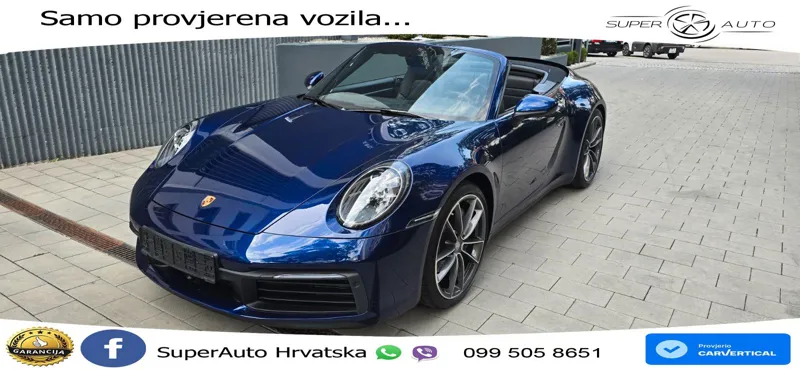 Porsche 911 Carrera Cabriolet 3.0 (385 KS) PDK ZRAČNI+ACC+GR SJED+KAM