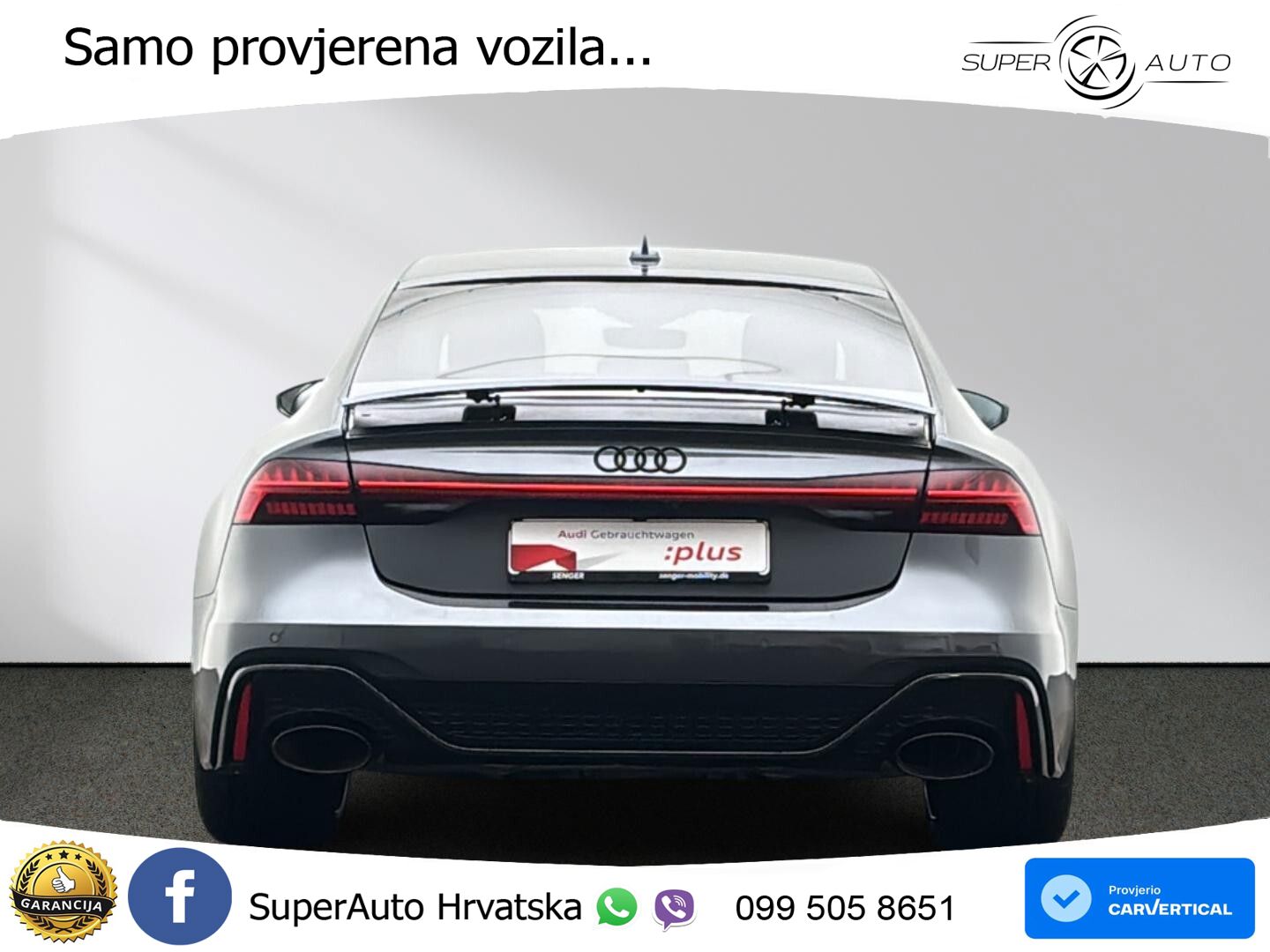 Audi RS7 4.0 TFSI V8 (600 KS) quattro tiptronic ACC+HEAD+4xGR SJED+360+PANO