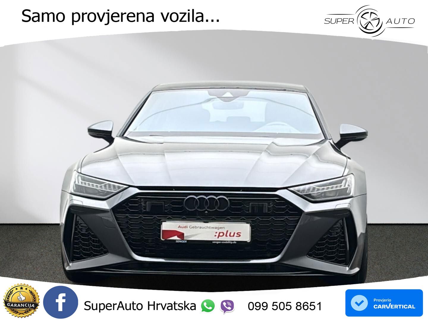 Audi RS7 4.0 TFSI V8 (600 KS) quattro tiptronic ACC+HEAD+4xGR SJED+360+PANO