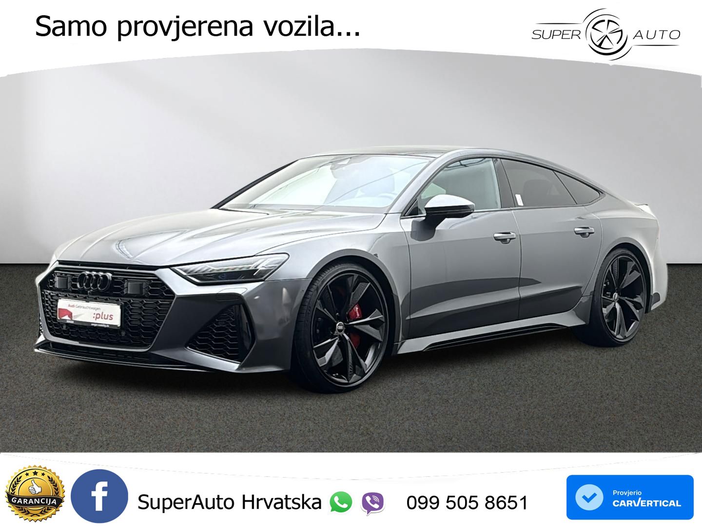 Audi RS7 4.0 TFSI V8 (600 KS) quattro tiptronic ACC+HEAD+4xGR SJED+360+PANO