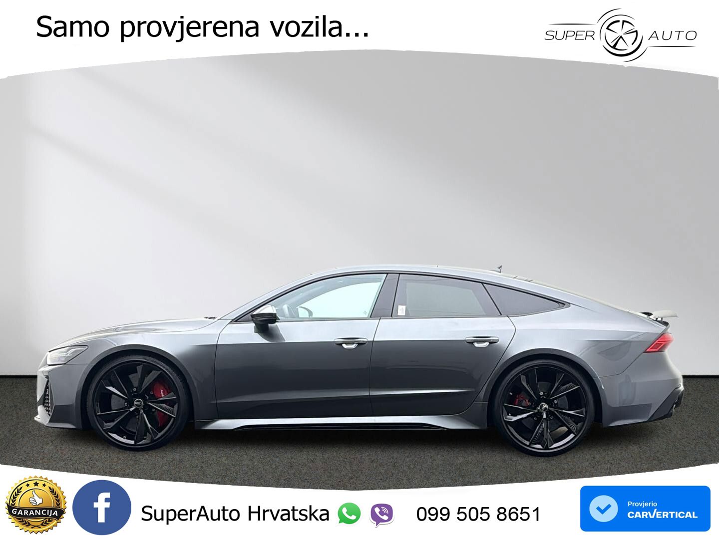Audi RS7 4.0 TFSI V8 (600 KS) quattro tiptronic ACC+HEAD+4xGR SJED+360+PANO