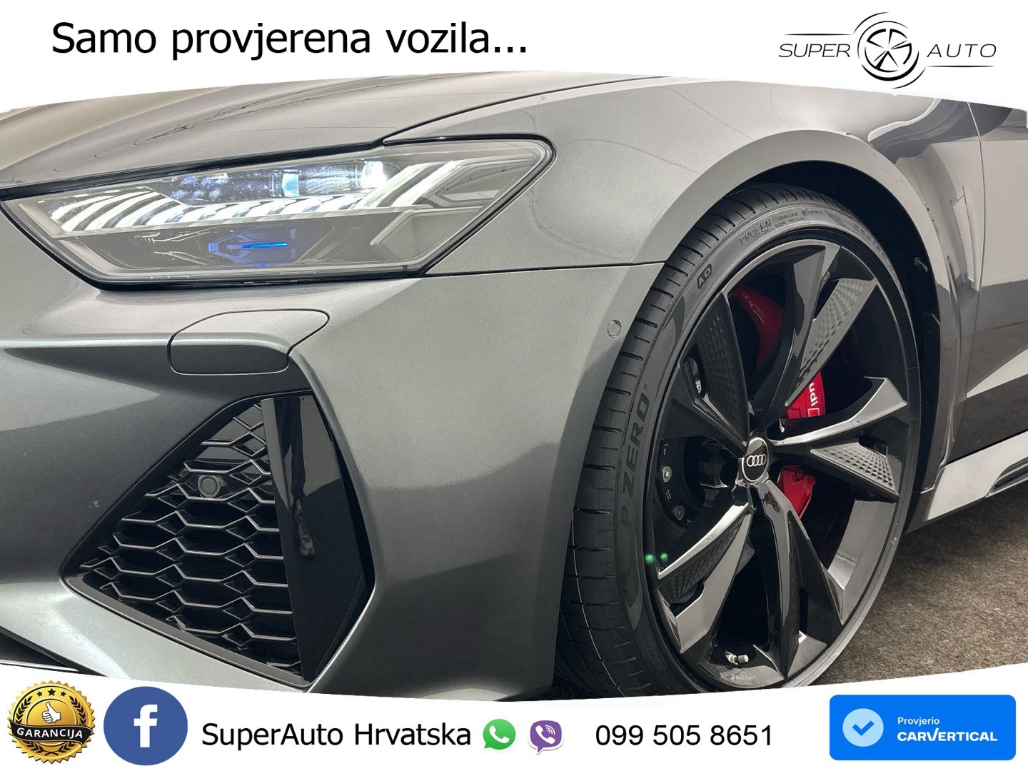 Audi RS7 4.0 TFSI V8 (600 KS) quattro tiptronic ACC+HEAD+4xGR SJED+360+PANO