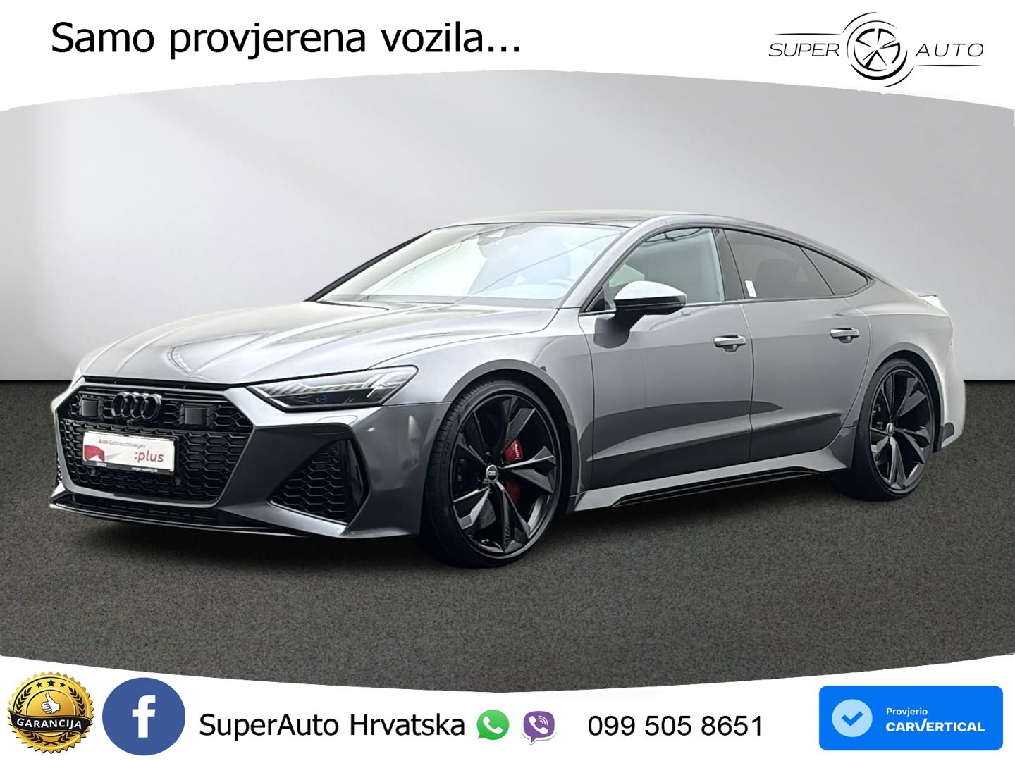 Audi RS7 4.0 TFSI V8 (600 KS) quattro tiptronic ACC+HEAD+4xGR SJED+360+PANO