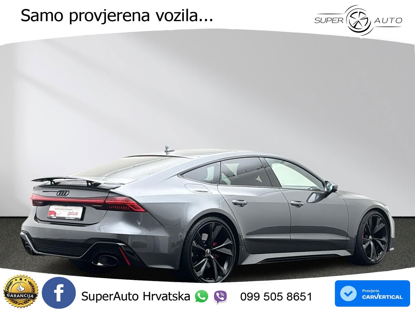 Audi RS7 4.0 TFSI V8 (600 KS) quattro tiptronic ACC+HEAD+4xGR SJED+360+PANO