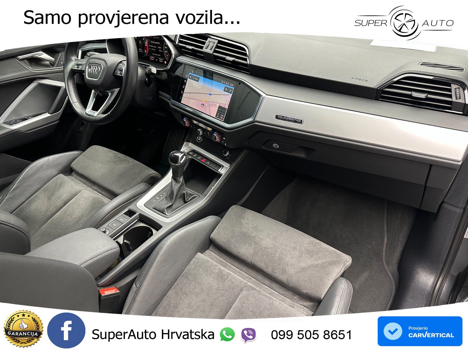 Audi Q3 Sportback 40 TDI (200 KS) quattro S tronic S line LED+GR SJED+ACC