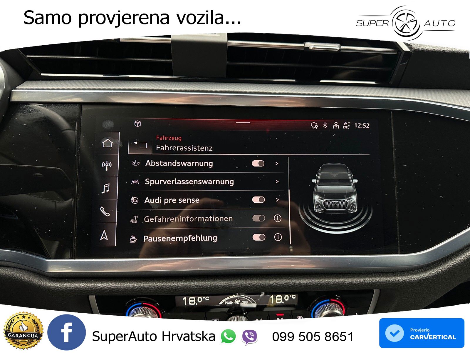 Audi Q3 Sportback 40 TDI (200 KS) quattro S tronic S line LED+GR SJED+ACC