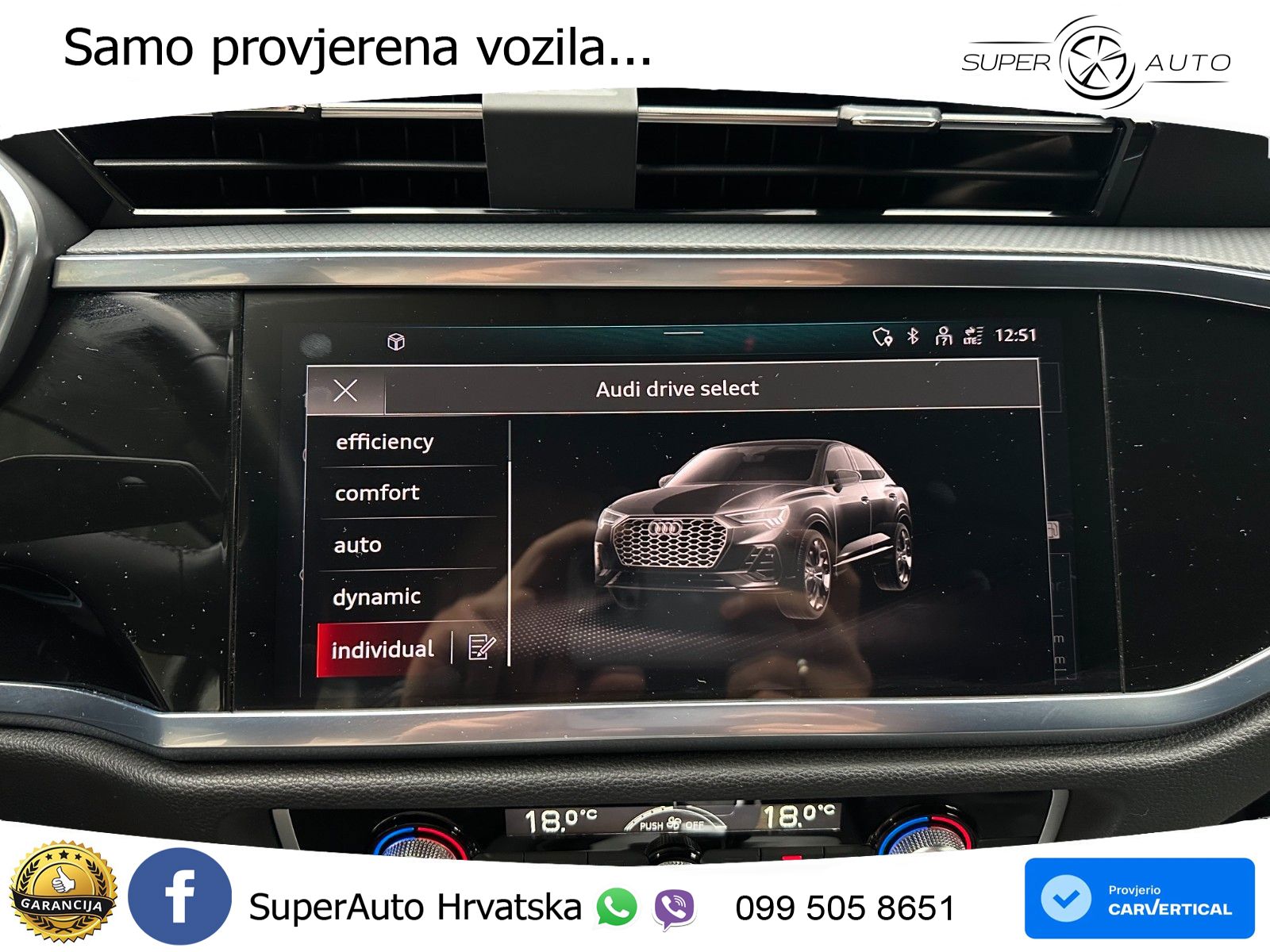 Audi Q3 Sportback 40 TDI (200 KS) quattro S tronic S line LED+GR SJED+ACC