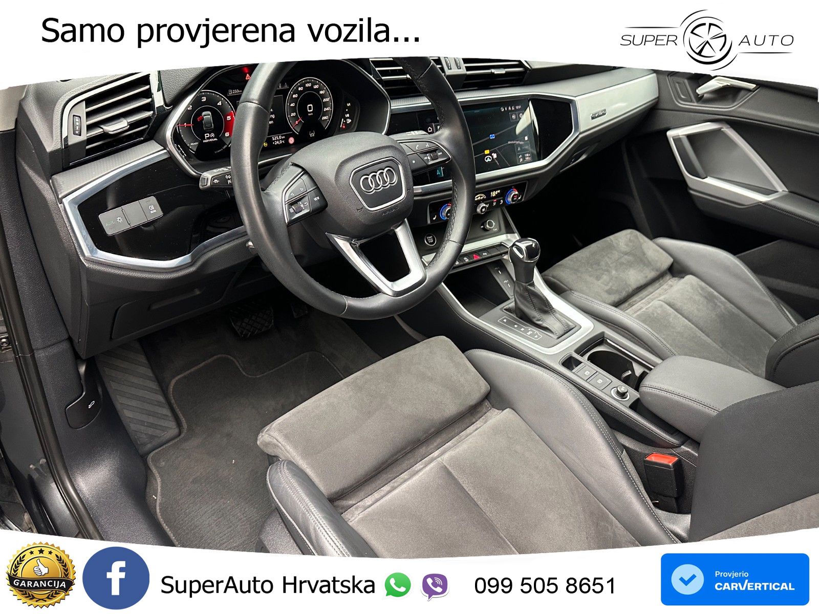 Audi Q3 Sportback 40 TDI (200 KS) quattro S tronic S line LED+GR SJED+ACC