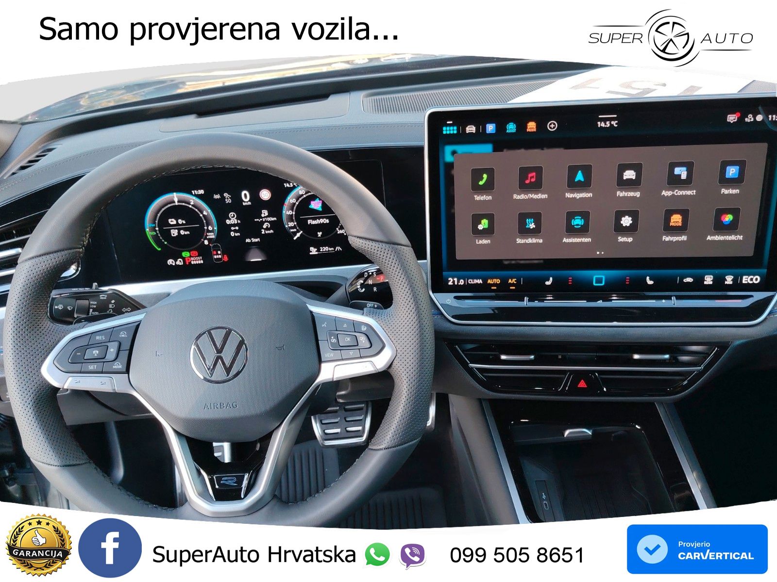 Volkswagen Passat Variant 1.5 TSI (204 KS) eHybrid DSG R-Line MATRIX+GR SJED+KAM