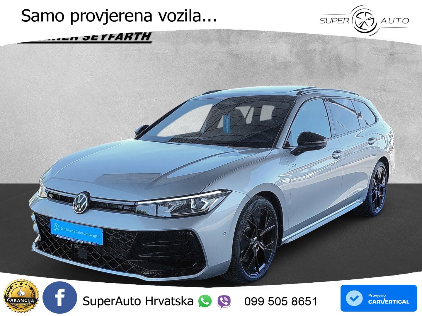 Volkswagen Passat Variant 2.0 TDI (193 KS) 4MOTION DSG R-Line LED+GR SJED+ACC