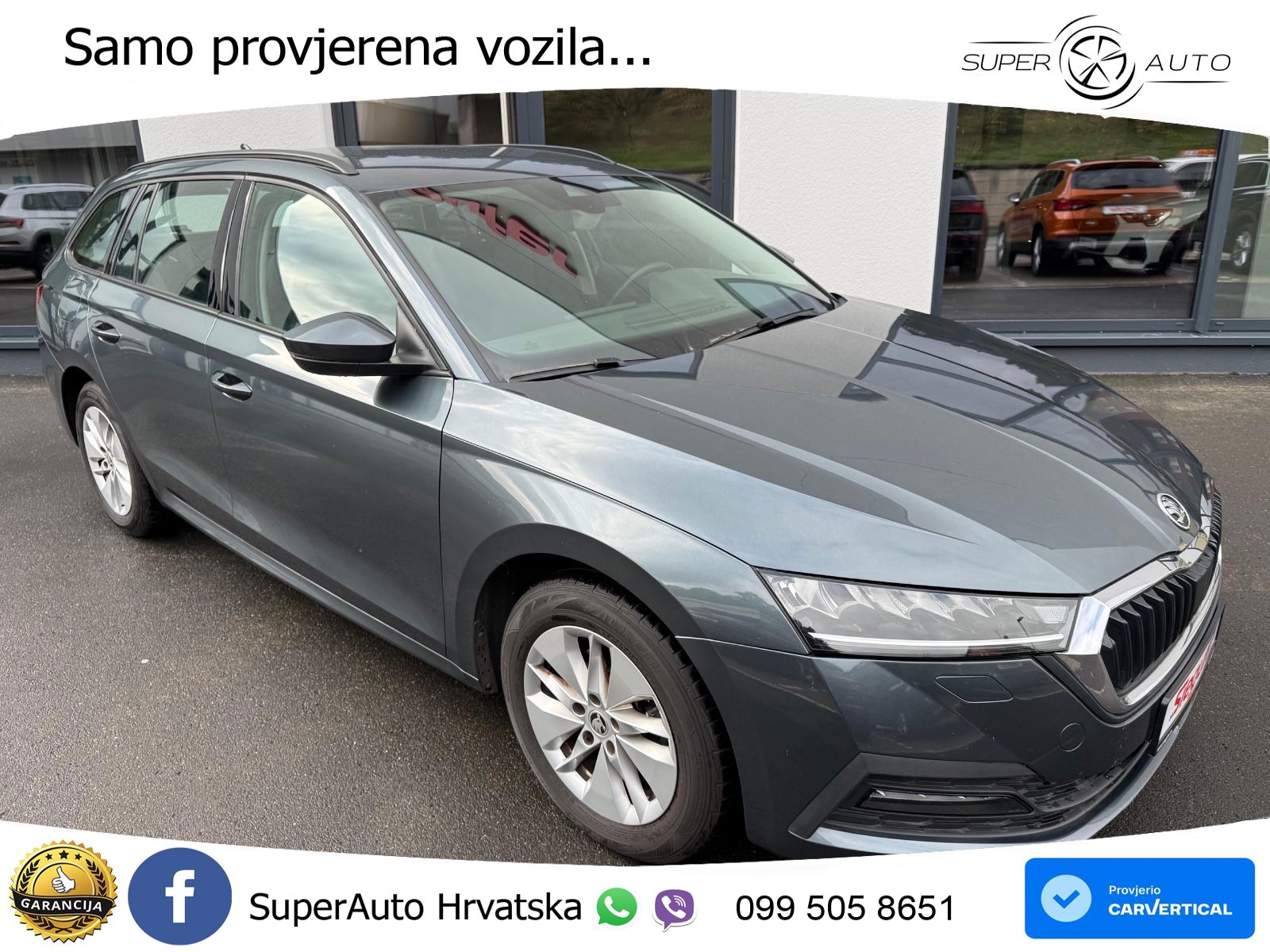 Škoda Octavia Combi 2.0 TDI (150 KS) LED+GR SJED+ACC