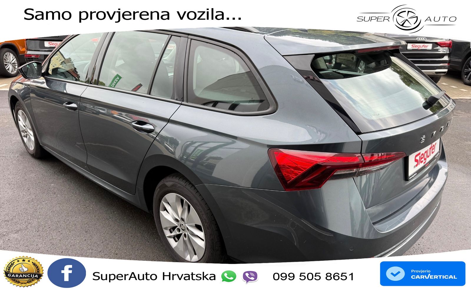 Škoda Octavia Combi 2.0 TDI (150 KS) LED+GR SJED+ACC