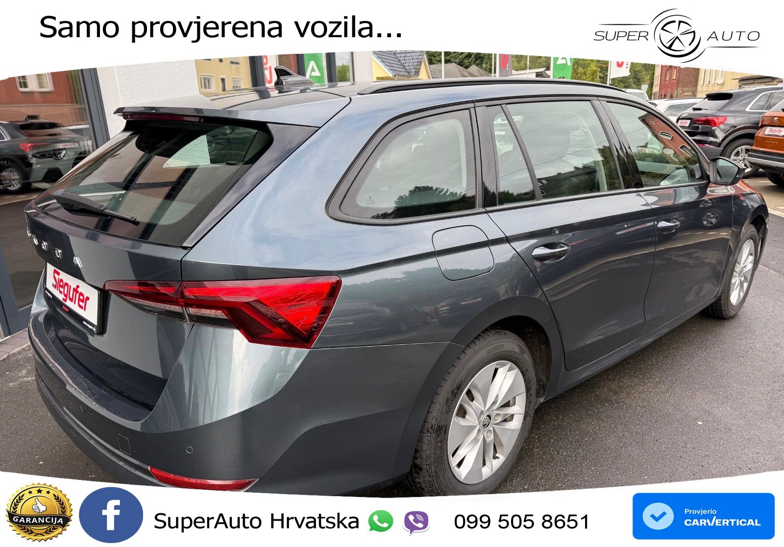 Škoda Octavia Combi 2.0 TDI (150 KS) LED+GR SJED+ACC
