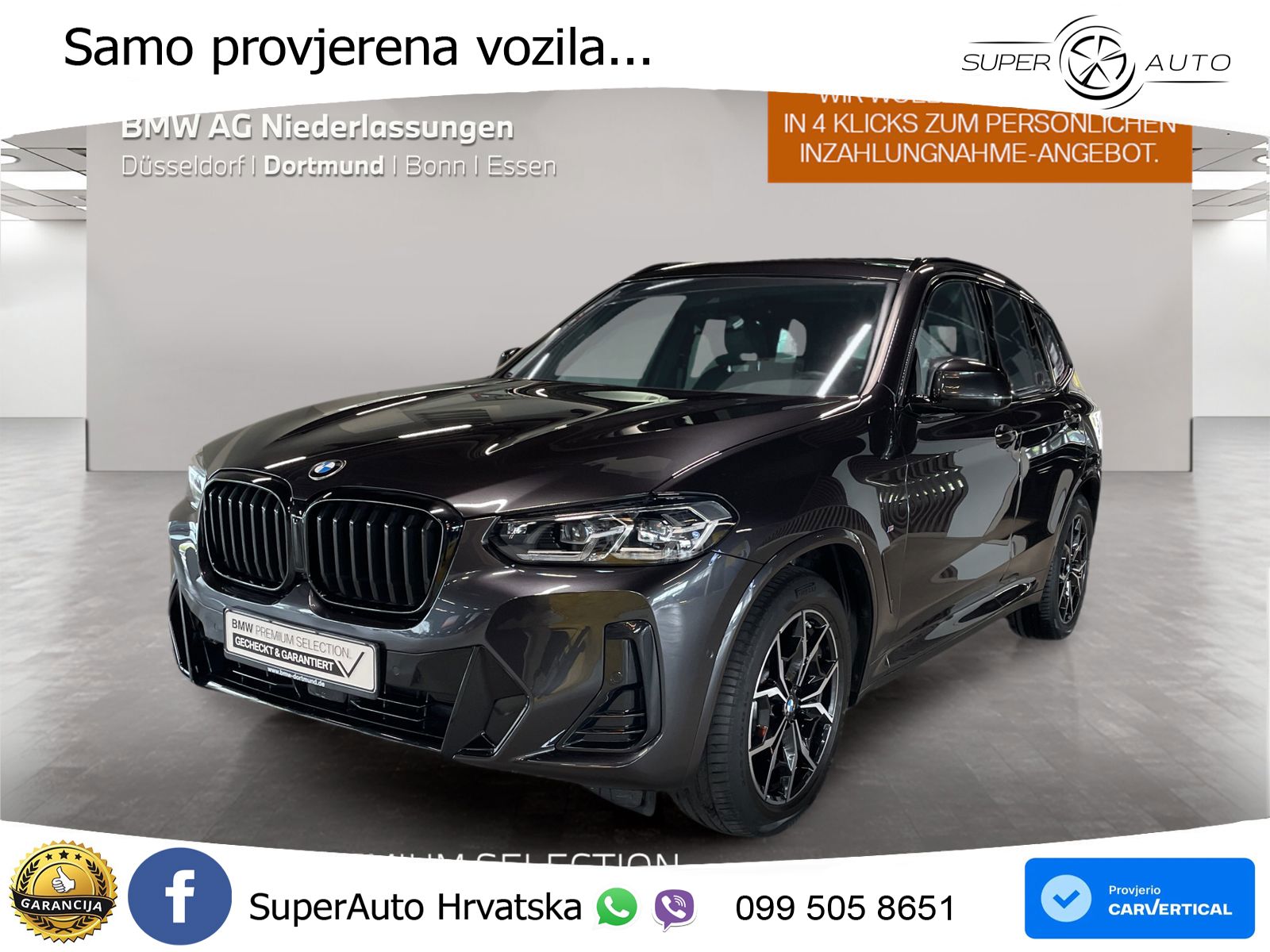 BMW X3 20d xDrive Steptronic M Sport LED+GR SJED+ACC