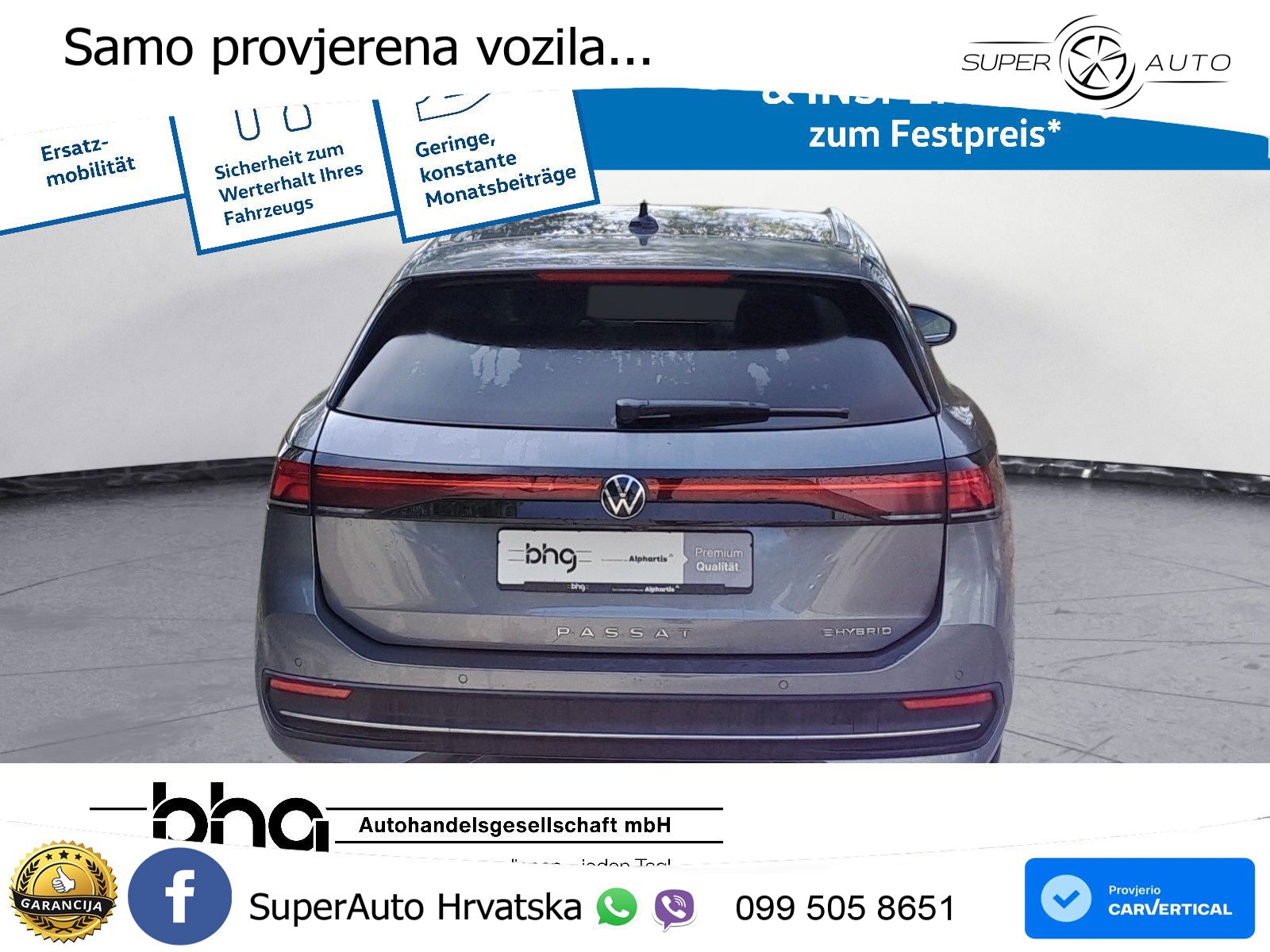 Volkswagen Passat Variant 1.5 TSI (204 KS) eHybrid DSG Business LED+GR SJED+ACC