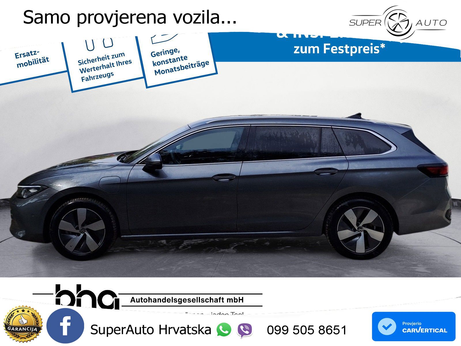 Volkswagen Passat Variant 1.5 TSI (204 KS) eHybrid DSG Business LED+GR SJED+ACC