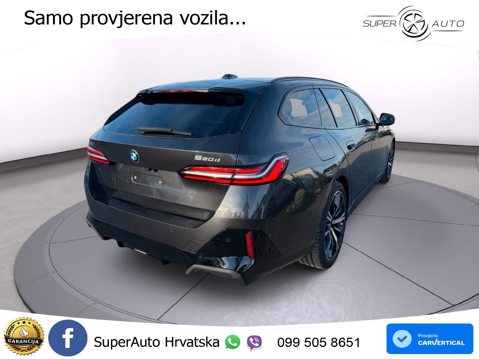 BMW 520d Touring (197 KS) xDrive Steptronic M Sport LED+GR SJED+ACC