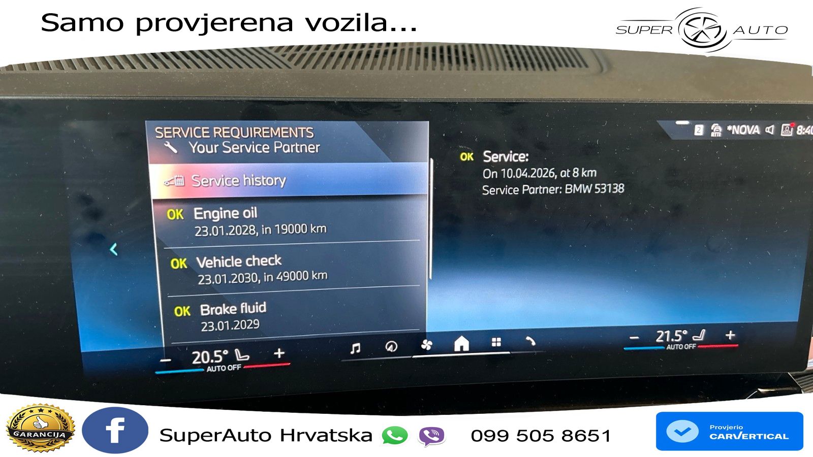 BMW 520d Touring (197 KS) xDrive Steptronic M Sport LED+GR SJED+ACC