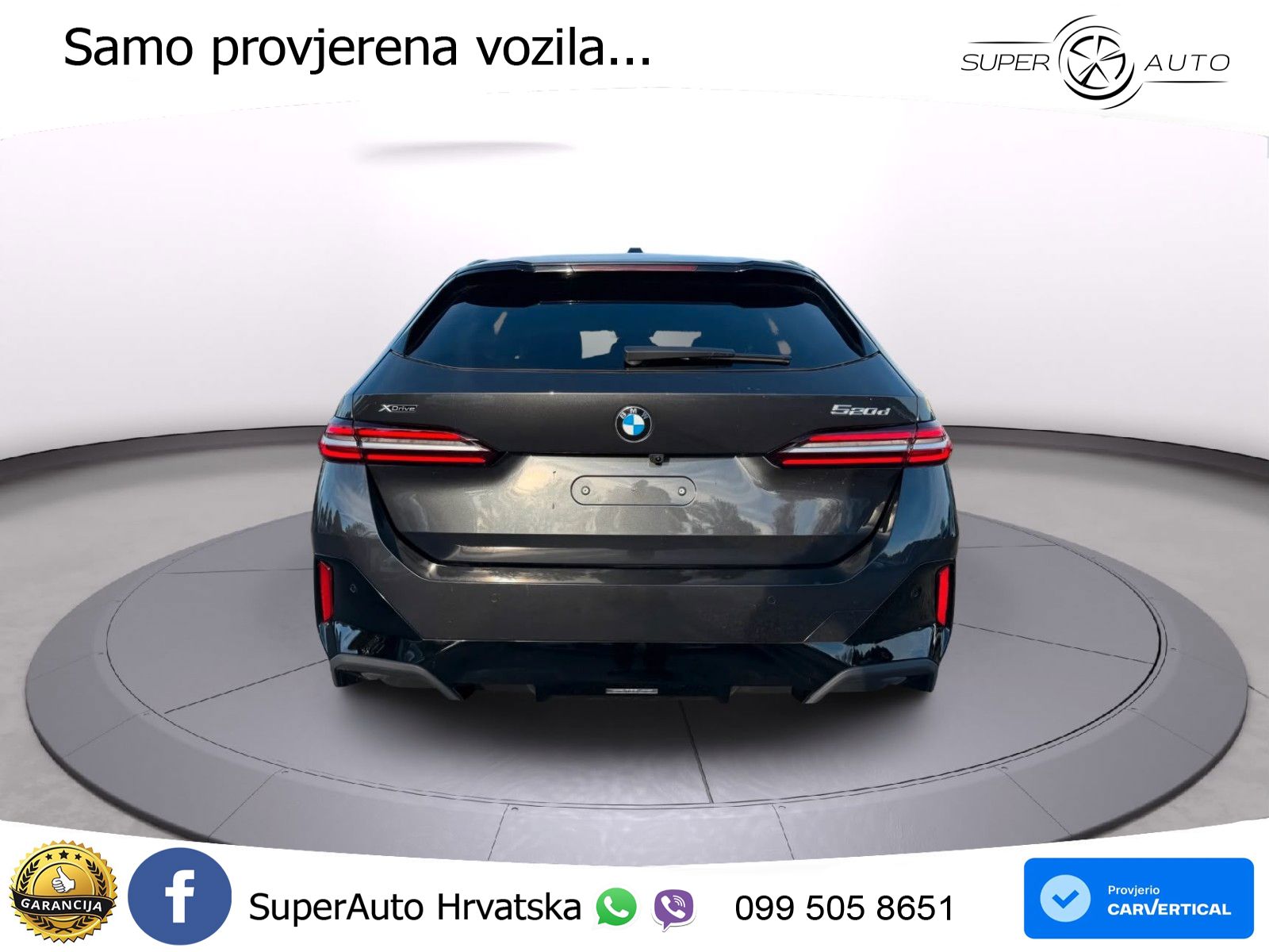 BMW 520d Touring (197 KS) xDrive Steptronic M Sport LED+GR SJED+ACC