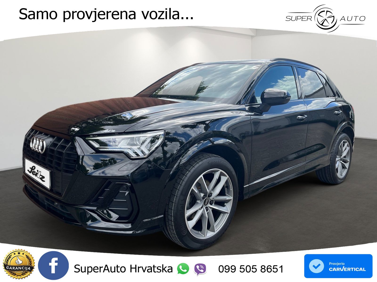 Audi Q3 35 TFSI (150 KS) S line MATRIX+GR SJED+KAM