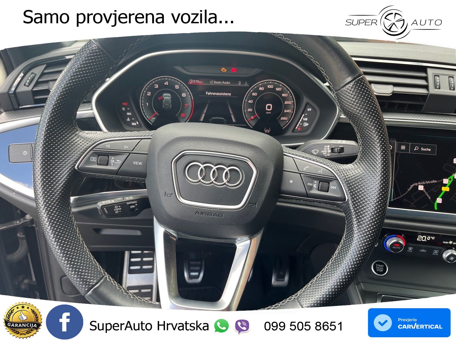 Audi Q3 35 TFSI (150 KS) S line MATRIX+GR SJED+KAM