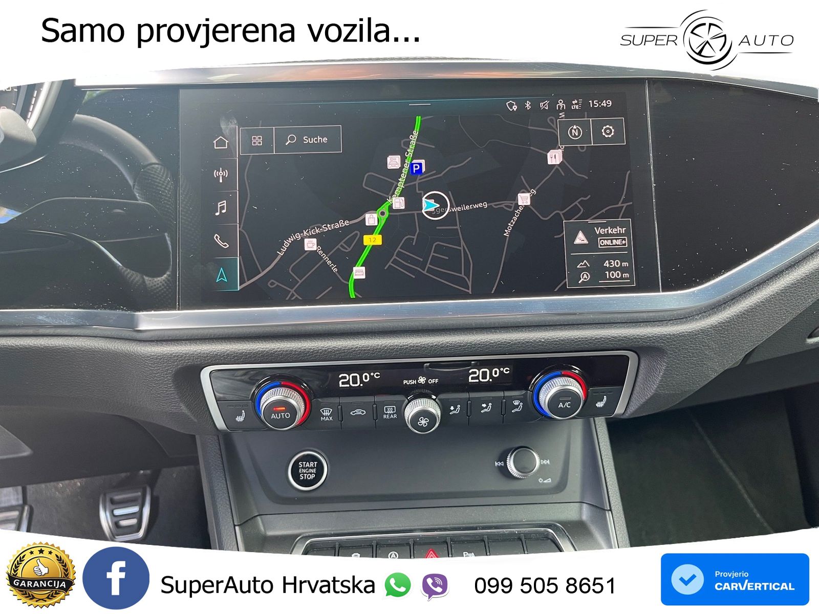 Audi Q3 35 TFSI (150 KS) S line MATRIX+GR SJED+KAM