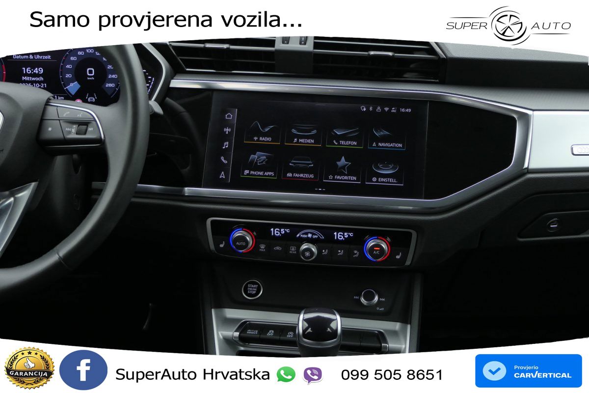 Audi Q3 35 TFSI (150 KS) S tronic advanced LED+GR SJED+ACC