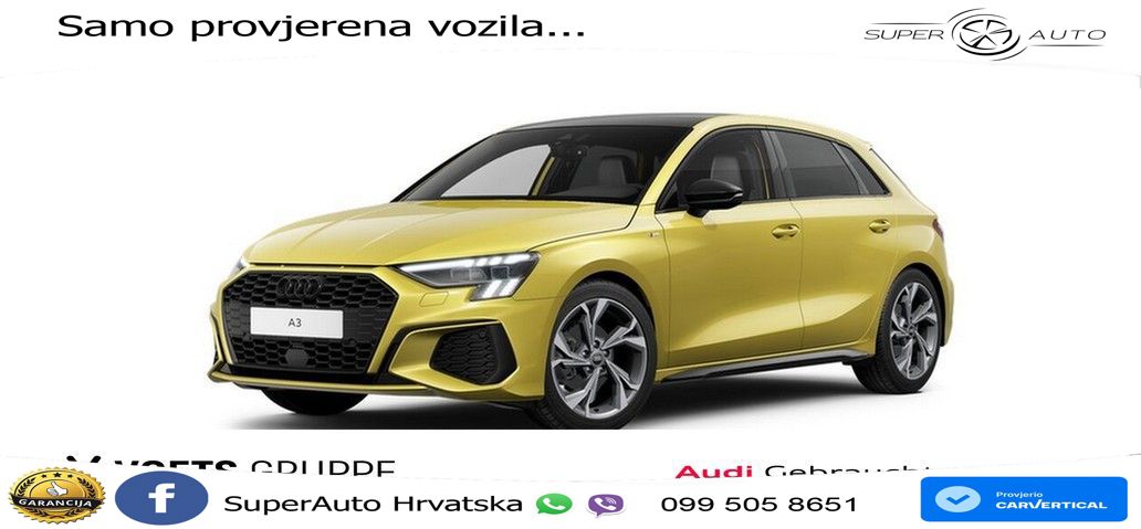 Audi A3 35 TFSI (150 KS) S tronic S line LED+GR SJED+ACC