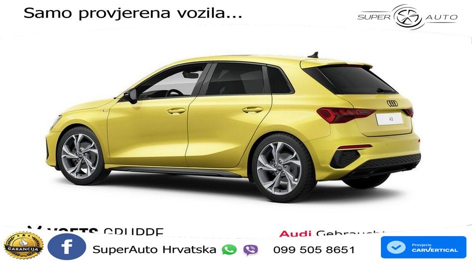 Audi A3 35 TFSI (150 KS) S tronic S line LED+GR SJED+ACC