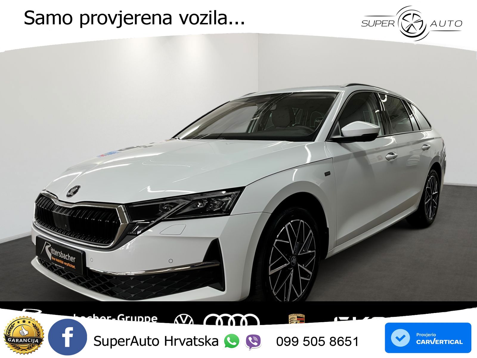 Škoda Octavia Combi 2.0 TDI (150 KS) DSG Selection LED+GR SJED+ACC