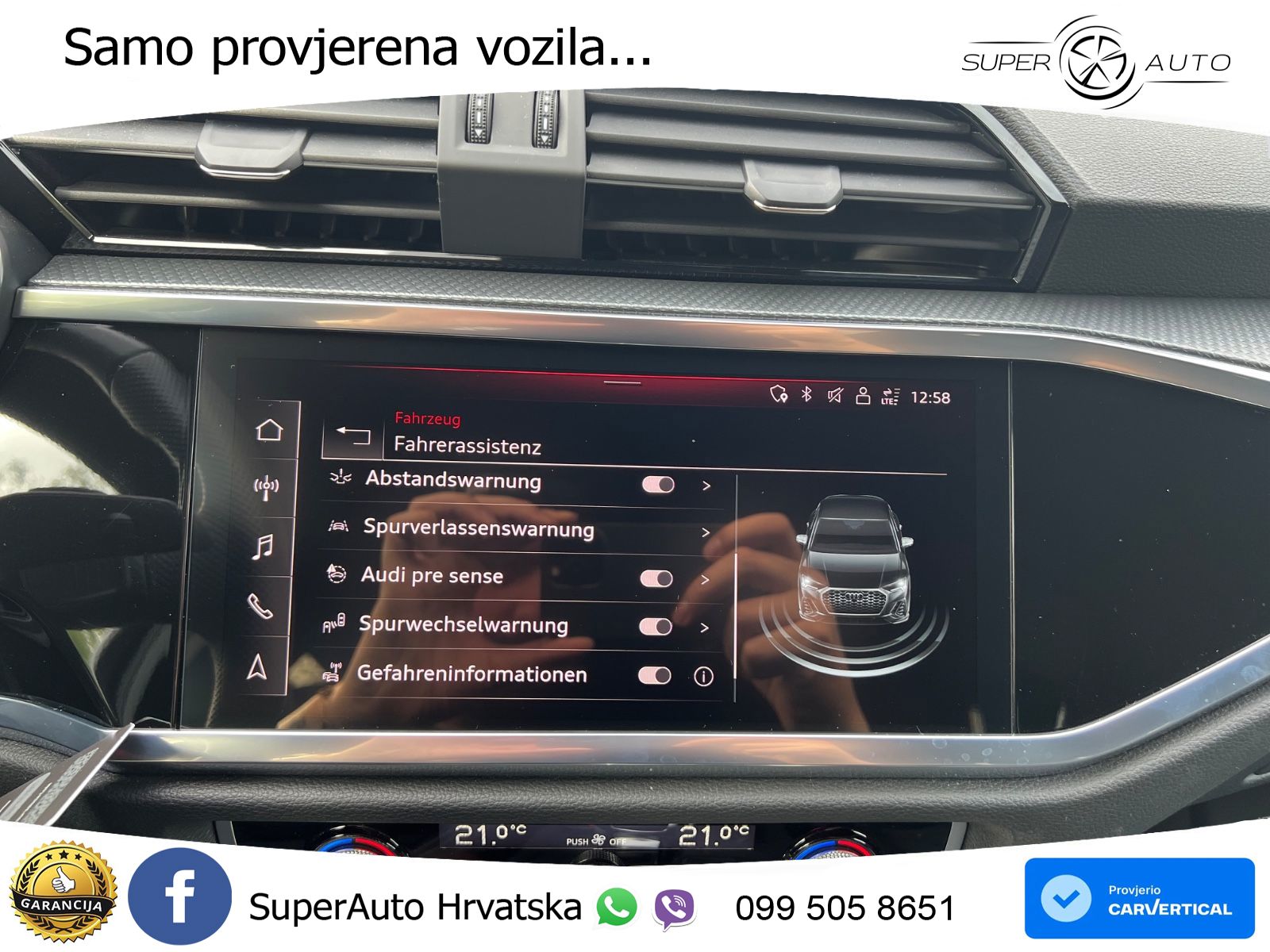 Audi Q3 II Sportback 45 TFSI (245 KS) quattro S tronic S line LED+GR SJED+ACC